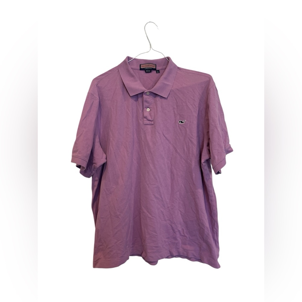 Vineyard Vines By Shoe & Ian Polo Shirt Men’s Size 2XL Cotton Whale Logo EUC